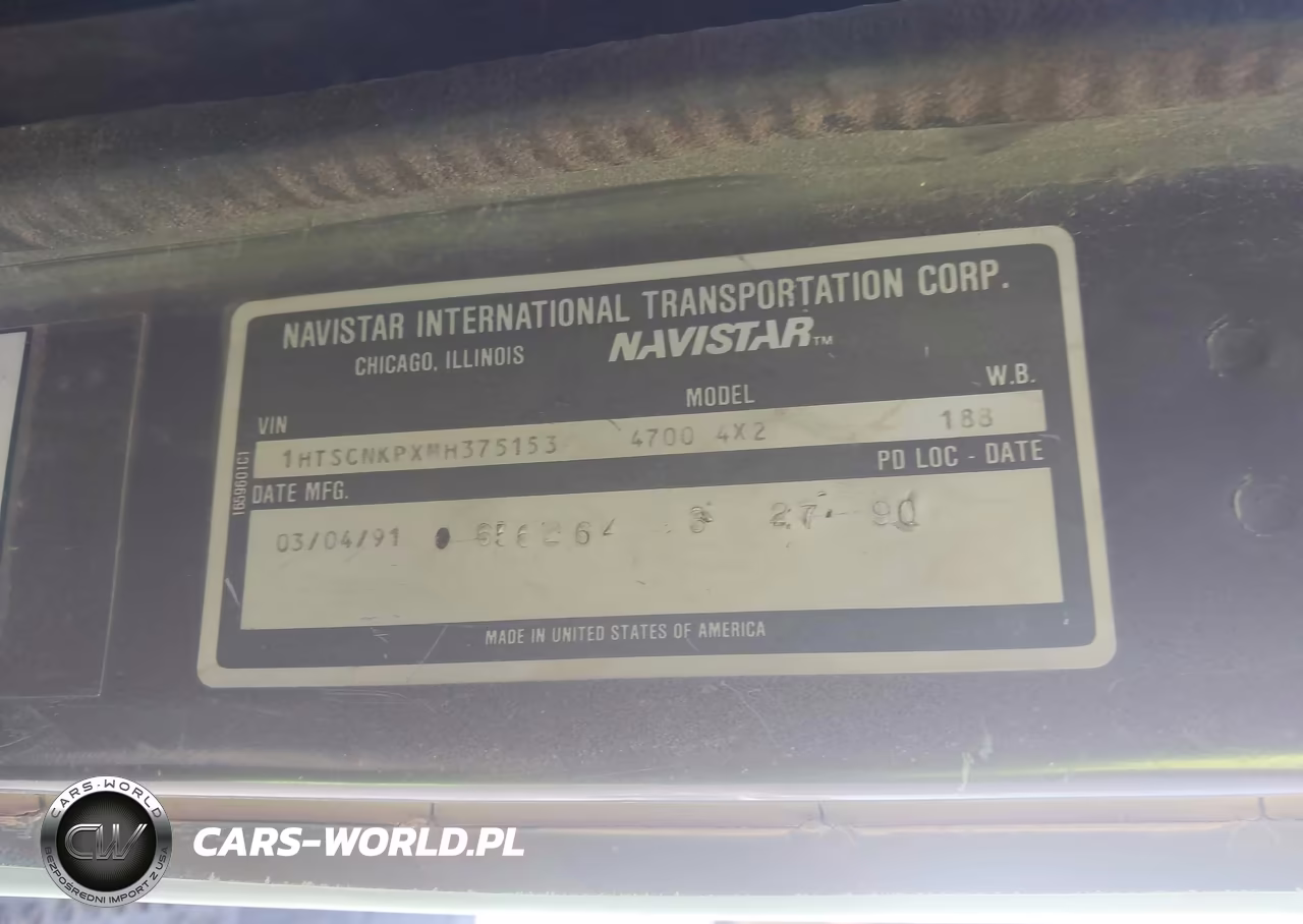 1991 International 4000 4700 VIN:1HTSCNKPXMH375153 - 9