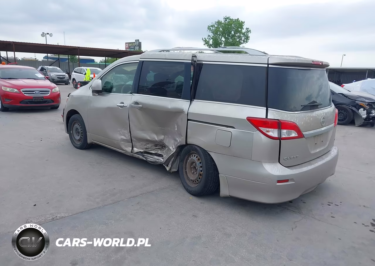 2012 Nissan Quest S VIN:JN8AE2KP9C9046619 - 3