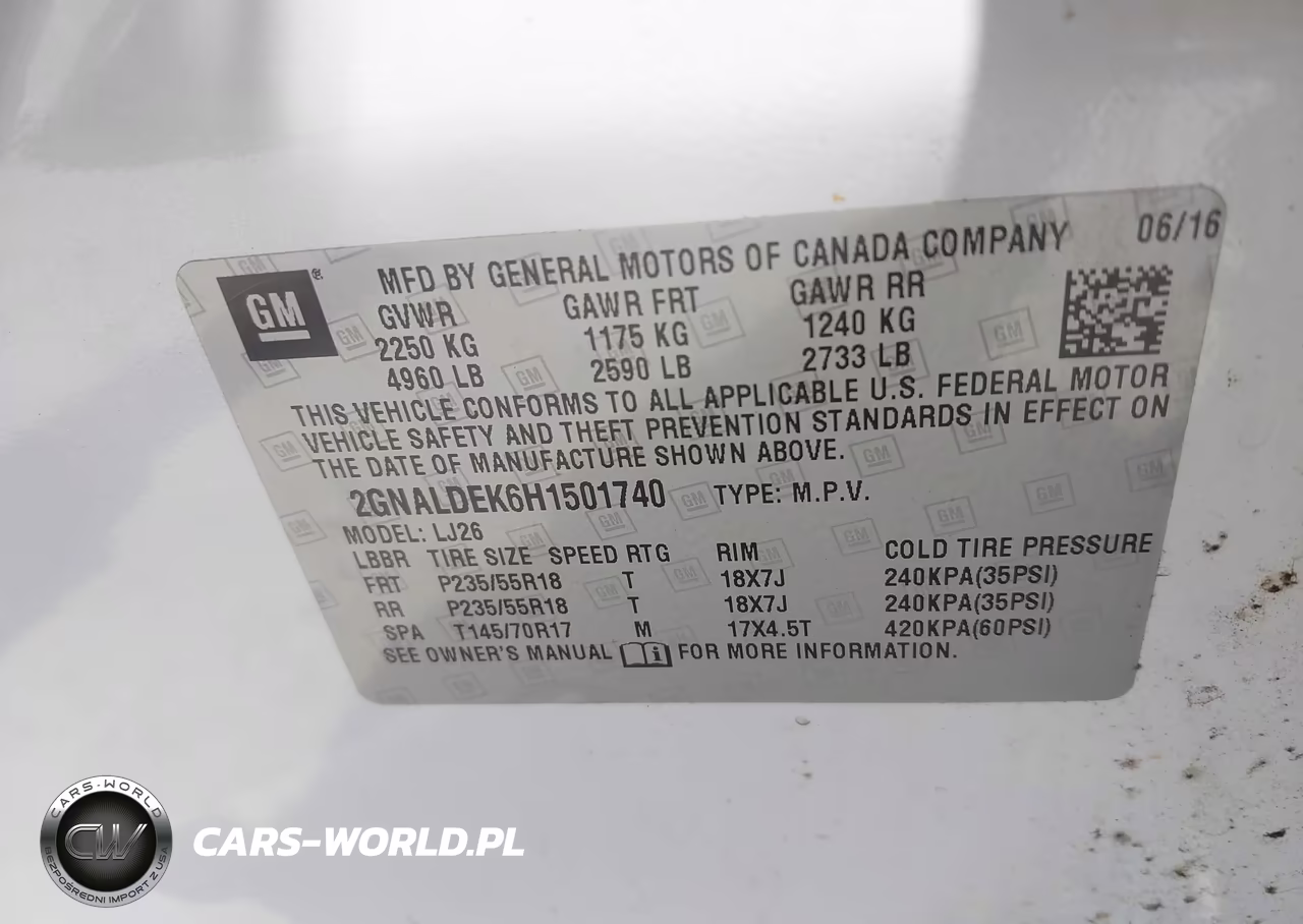 2017 Chevrolet Equinox Premier VIN:2GNALDEK6H1501740 - 9