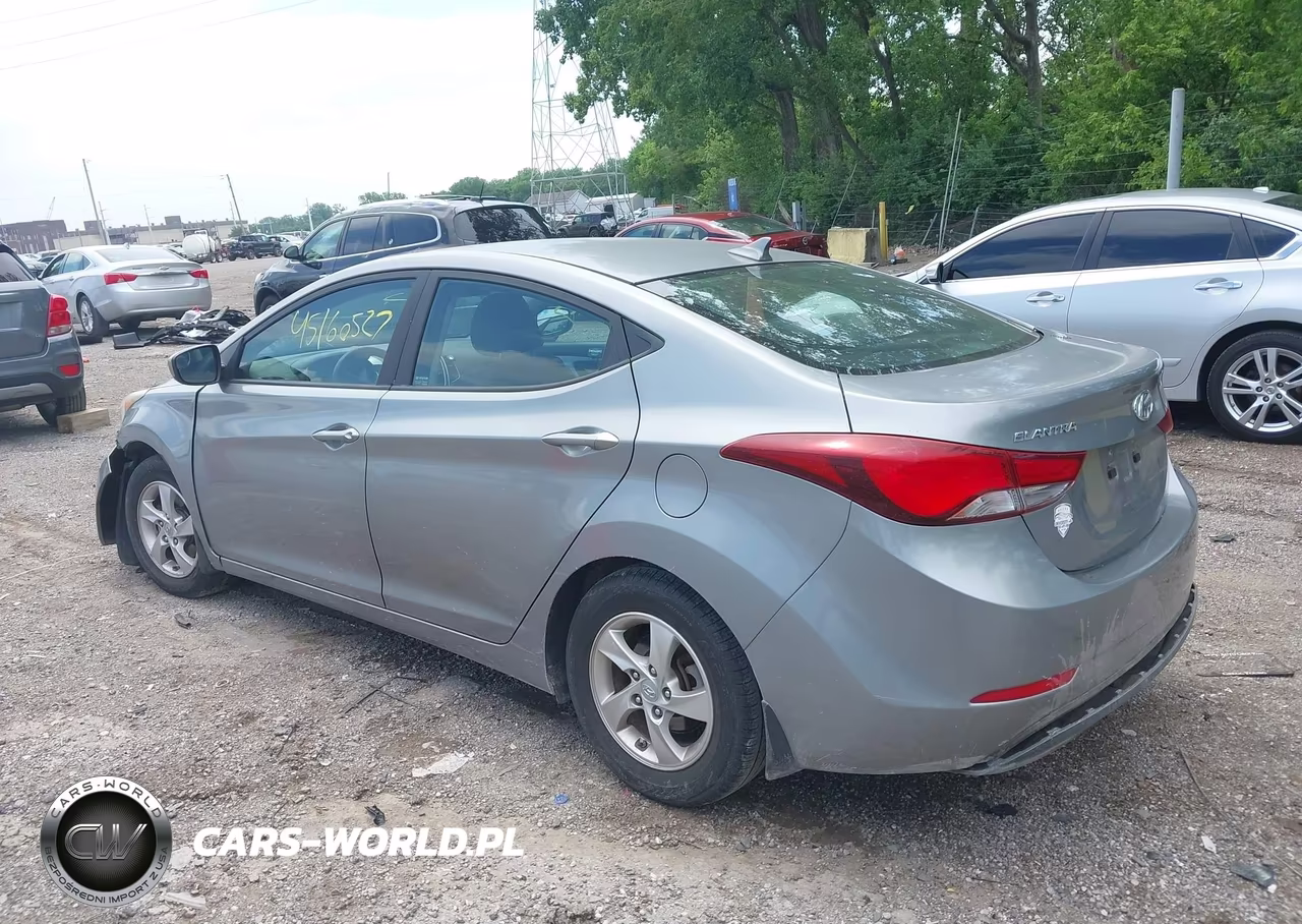 2015 Hyundai Elantra Se VIN:KMHDH4AE3FU443235 - 3