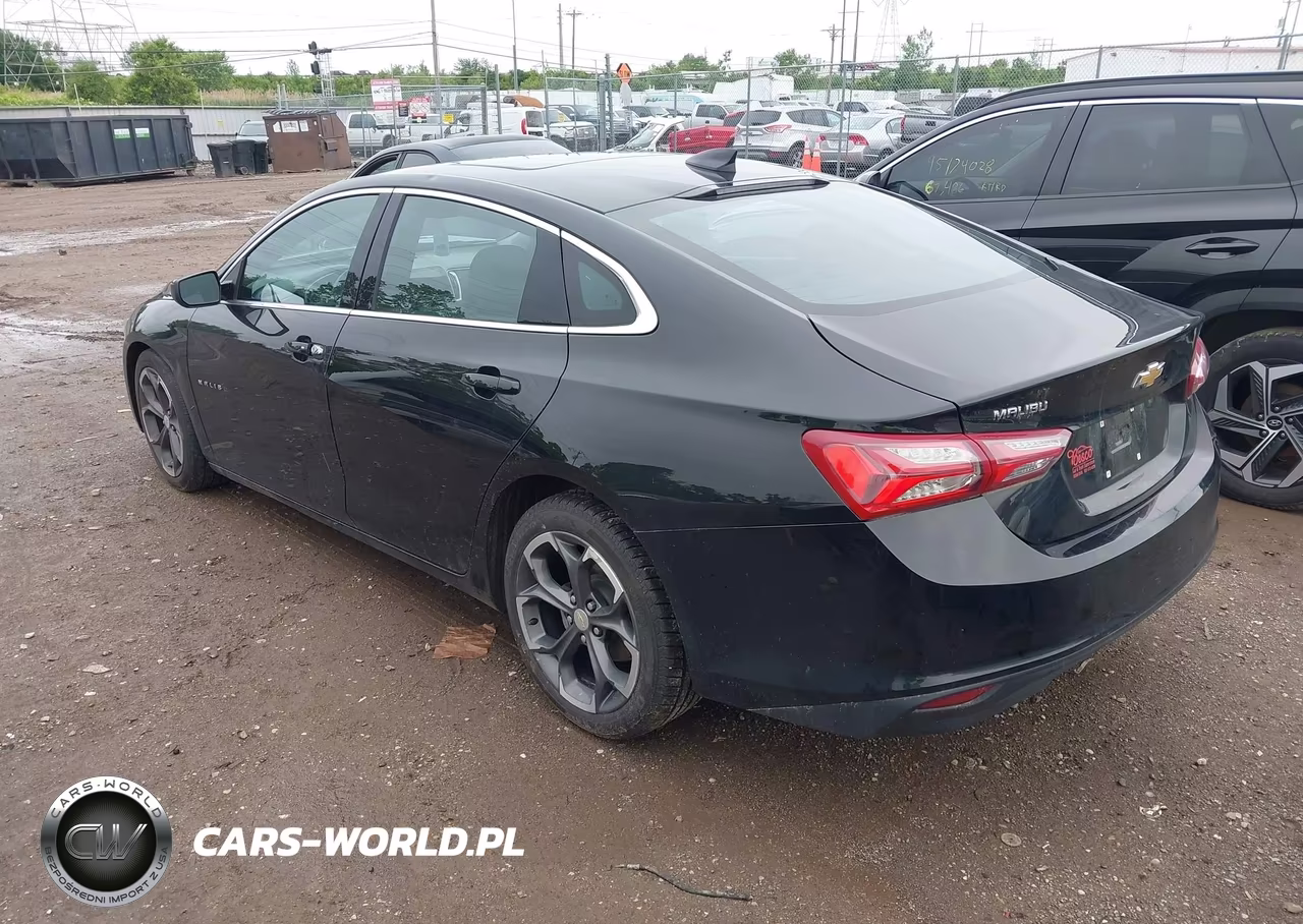 2022 Chevrolet Malibu Fwd Lt VIN:1G1ZD5ST8NF167249 - 3