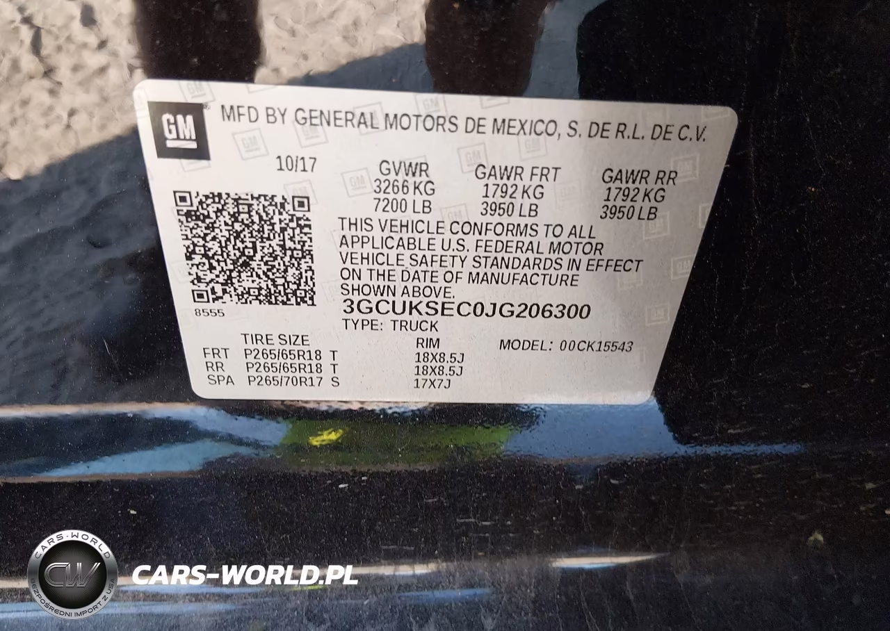 2018 Chevrolet Silverado 1500 2Lz VIN:3GCUKSEC0JG206300 - 9