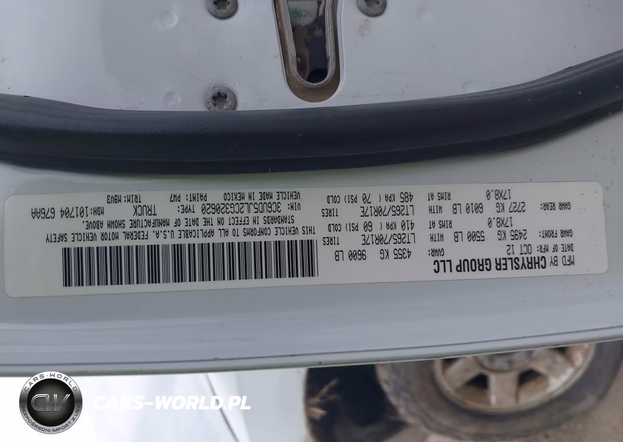2012 Ram 2500 Slt VIN:3C6UD5JL2CG320620 - 9