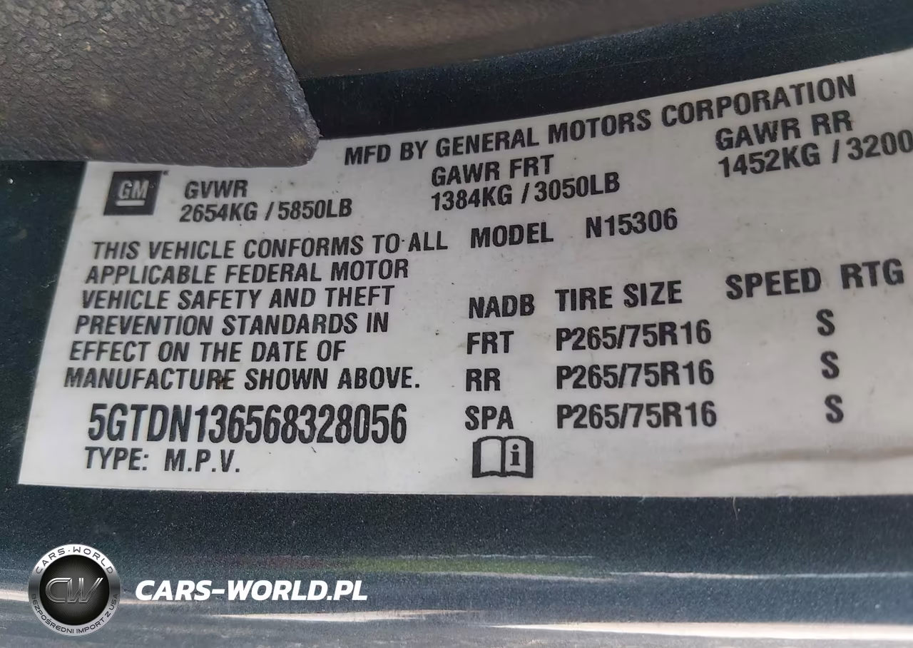 2006 Hummer H3 Suv VIN:5GTDN136568328056 - 9