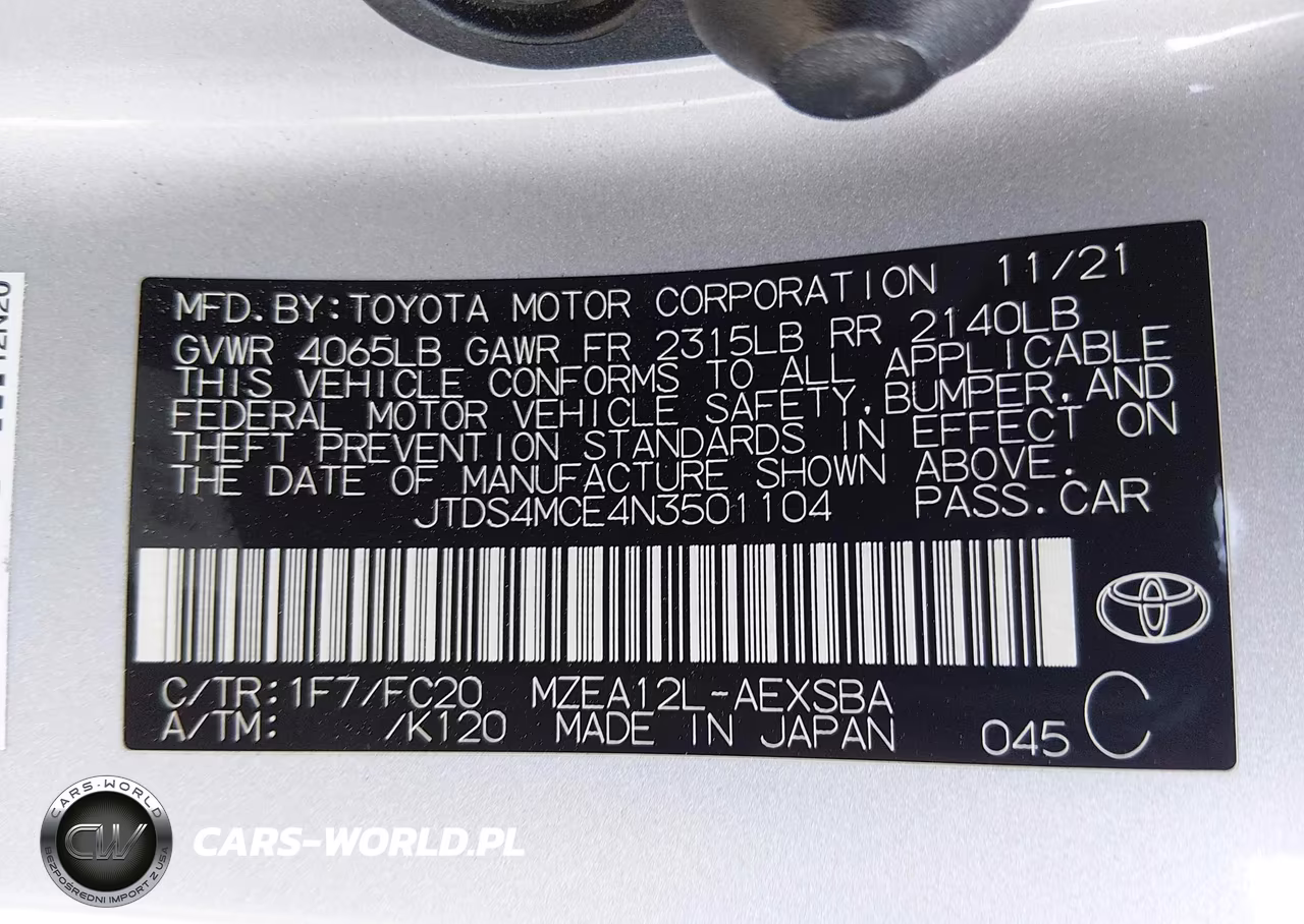 2022 Toyota Corolla Se VIN:JTDS4MCE4N3501104 - 9