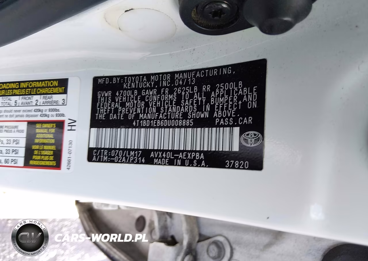 2013 Toyota Avalon Hybrid Limited VIN:4T1BD1EB6DU008885 - 9