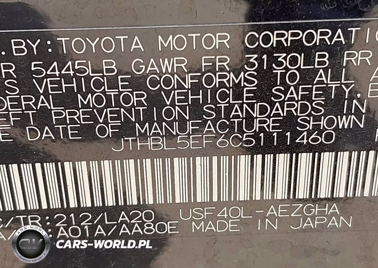 2012 Lexus Ls 460 VIN:JTHBL5EF6C5111460 - 9