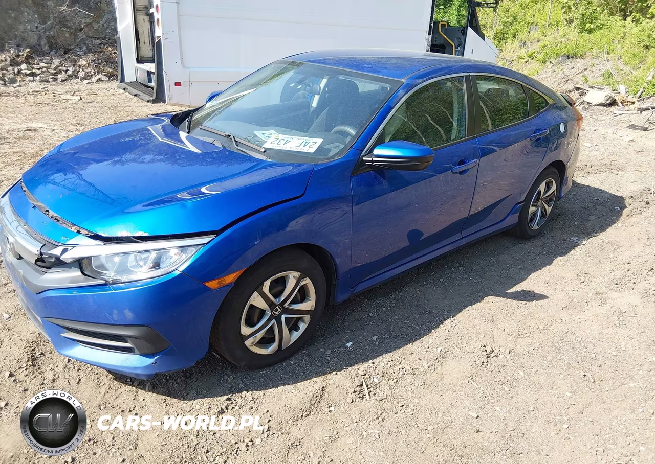 2016 Honda Civic Lx VIN:19XFC2F51GE027645 - 2