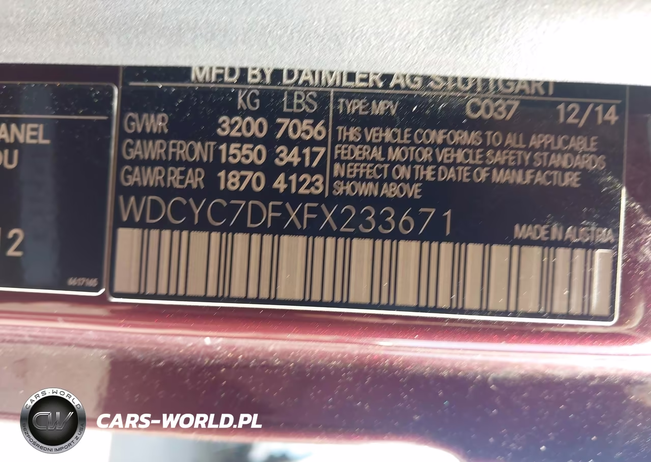 2015 Mercedes-Benz G 63 Amg VIN:WDCYC7DFXFX233671 - 9