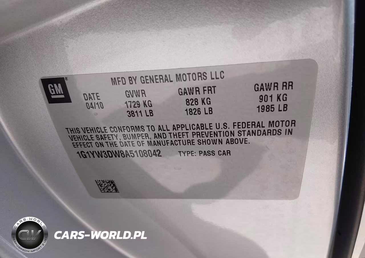 2010 Chevrolet Corvette Grand Sport VIN:1G1YW3DW8A5108042 - 9