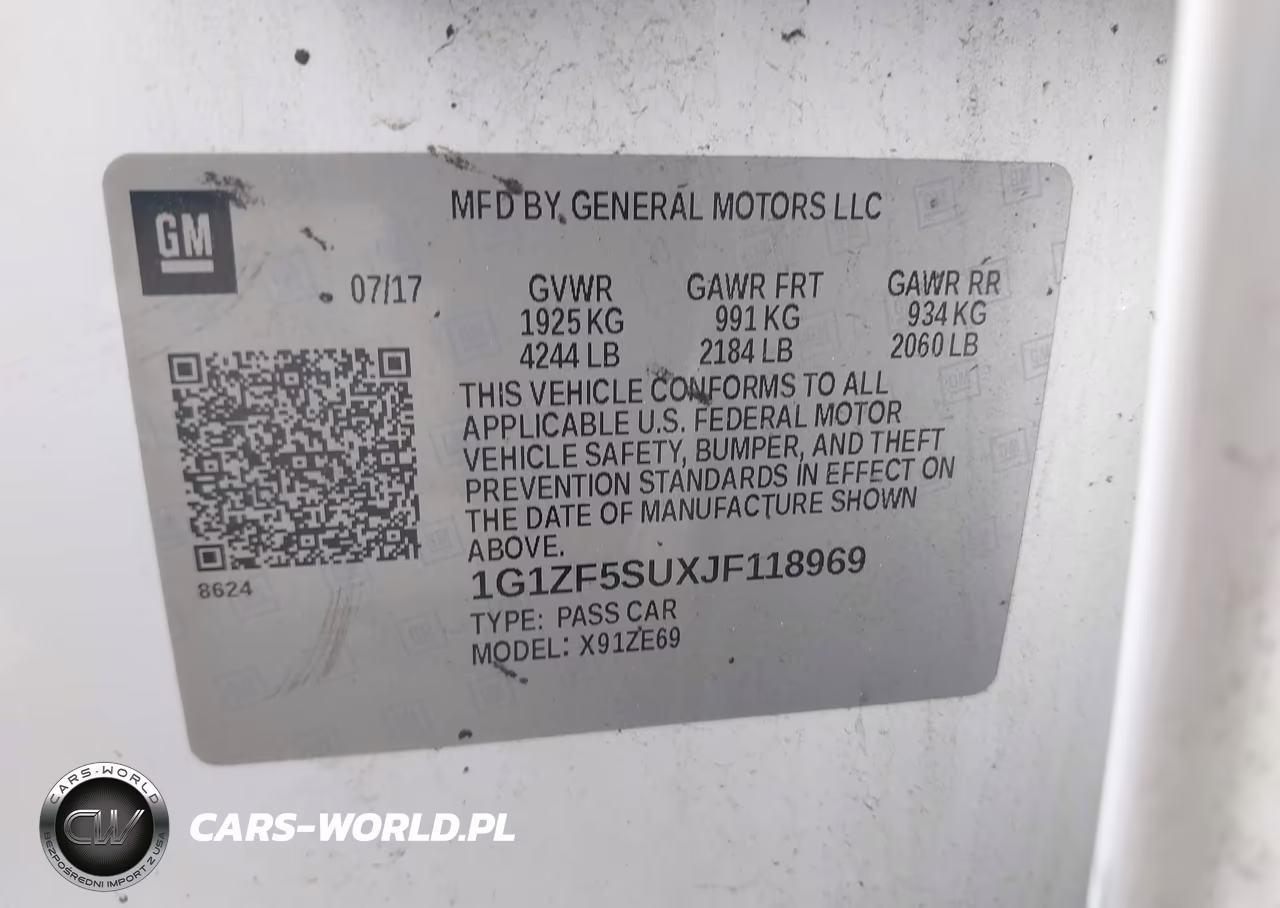 2018 Chevrolet Malibu Hybrid VIN:1G1ZF5SUXJF118969 - 9
