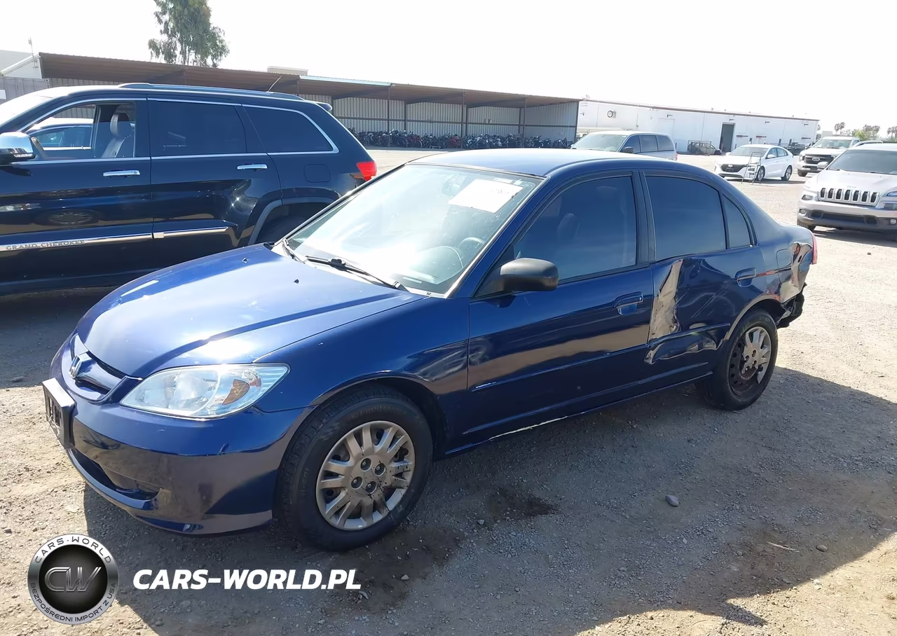 2004 Honda Civic Lx VIN:2HGES16504H536944 - 2