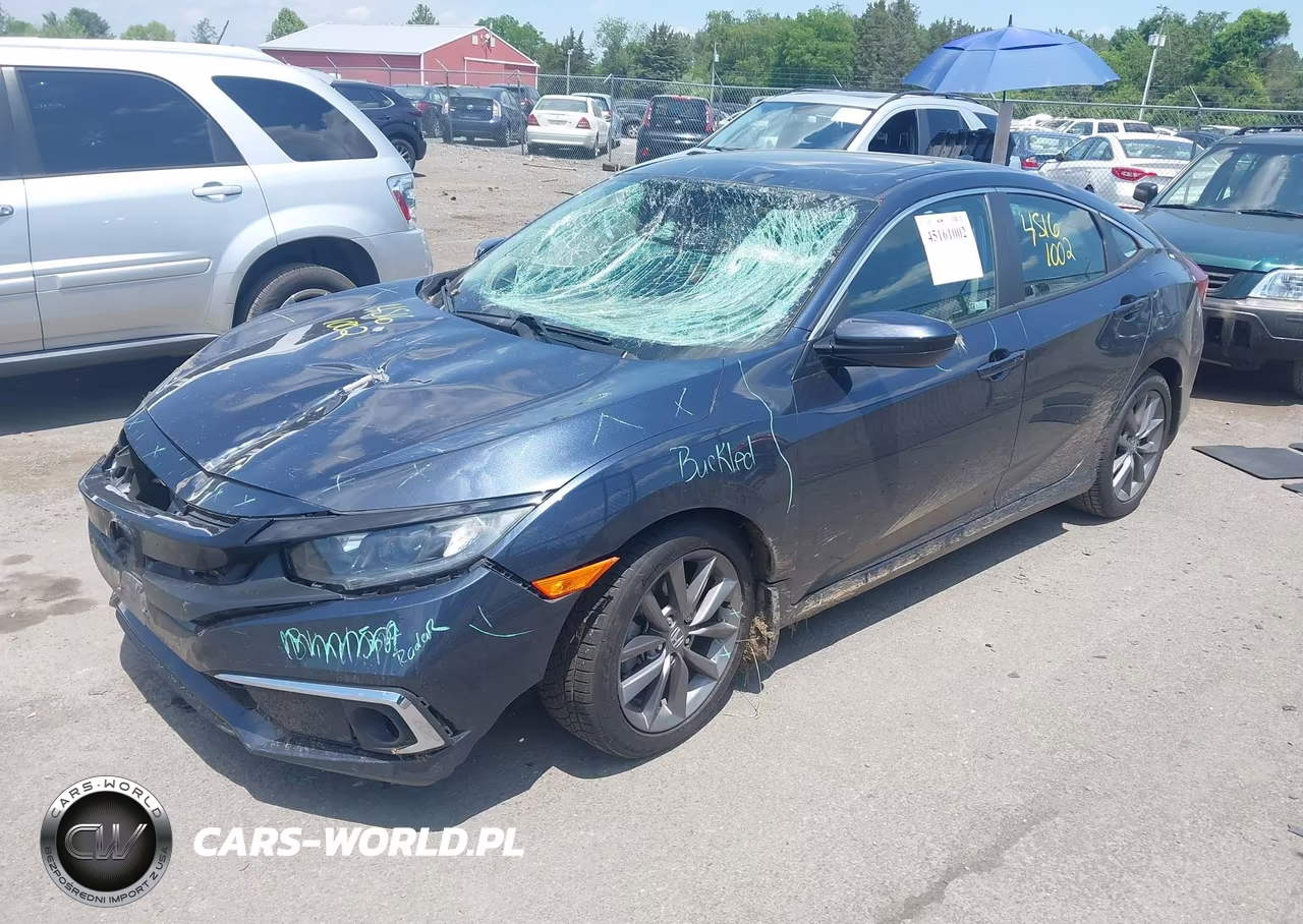 2019 Honda Civic Ex-L VIN:19XFC1F77KE007906 - 2