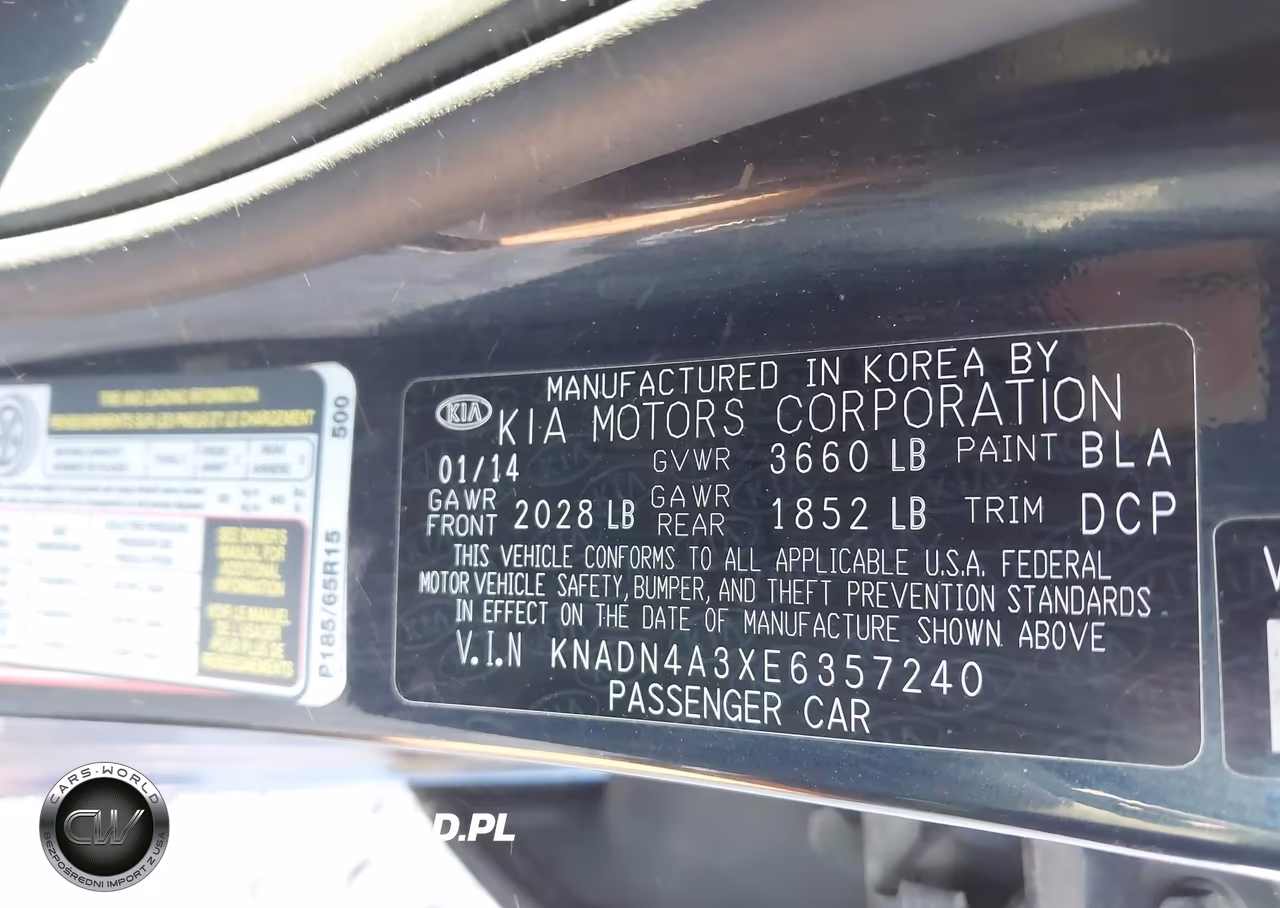 2014 Kia Rio Ex VIN:KNADN4A3XE6357240 - 9