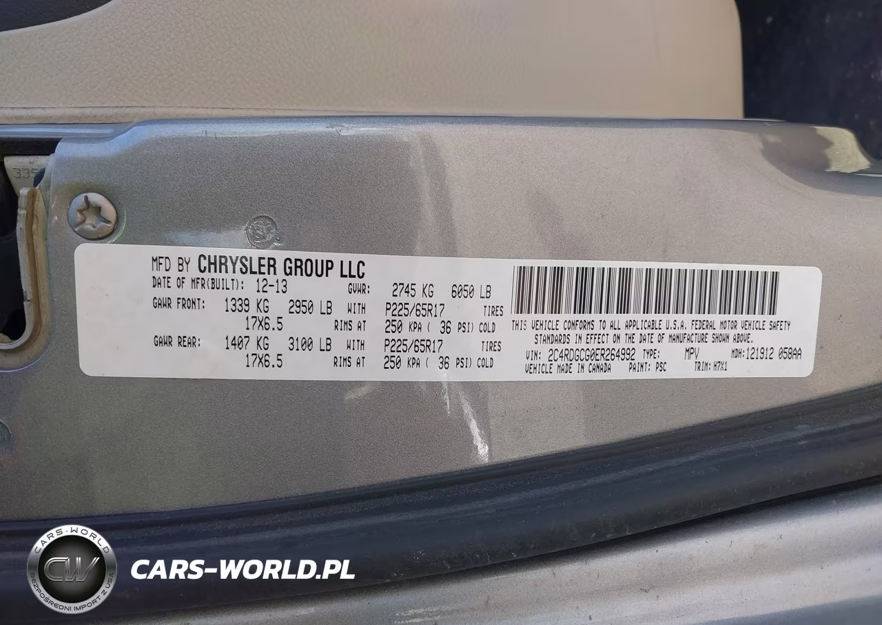 2014 Dodge Grand Caravan Sxt VIN:2C4RDGCG0ER264992 - 9