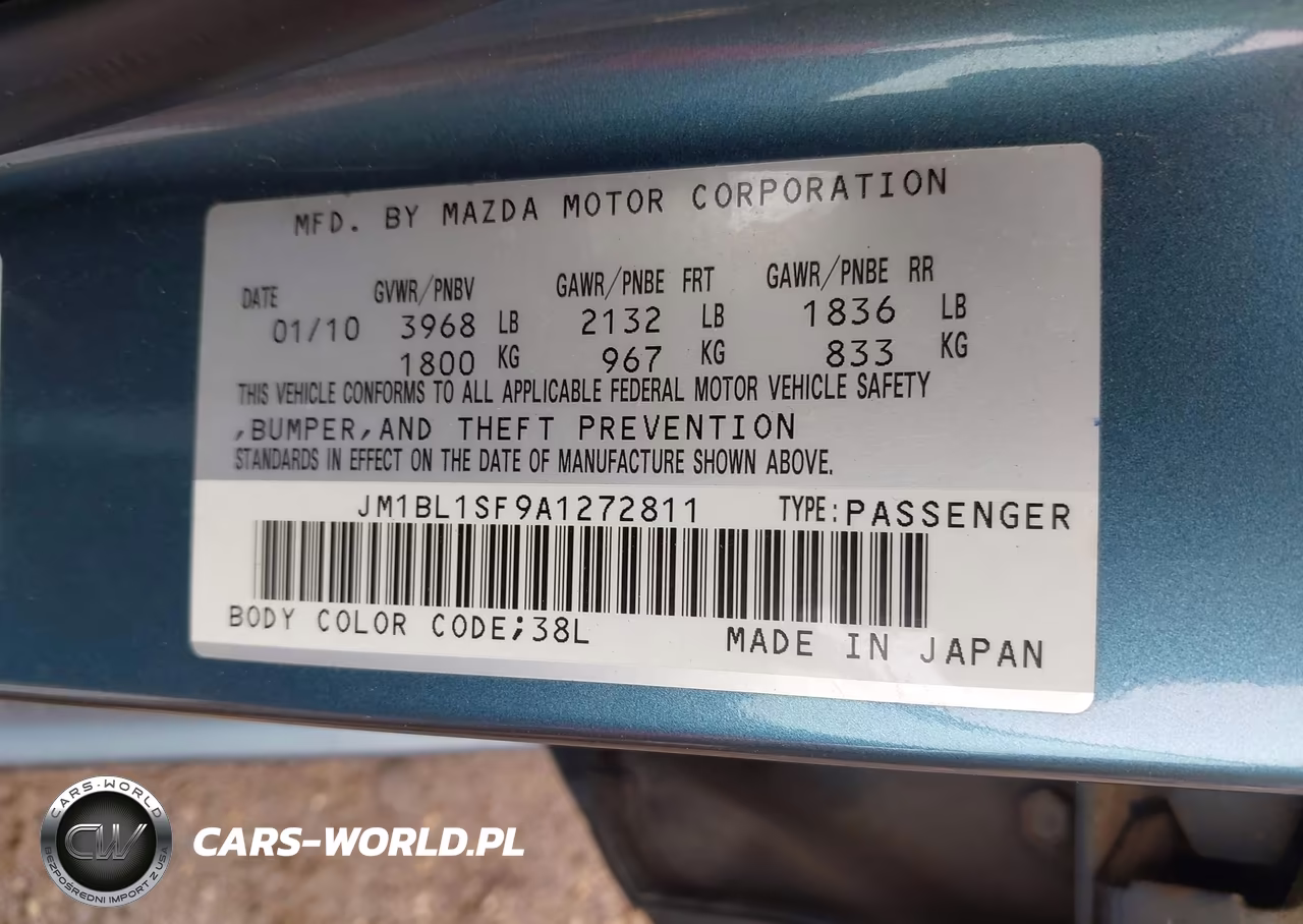 2010 Mazda Mazda3 I Touring VIN:JM1BL1SF9A1272811 - 9