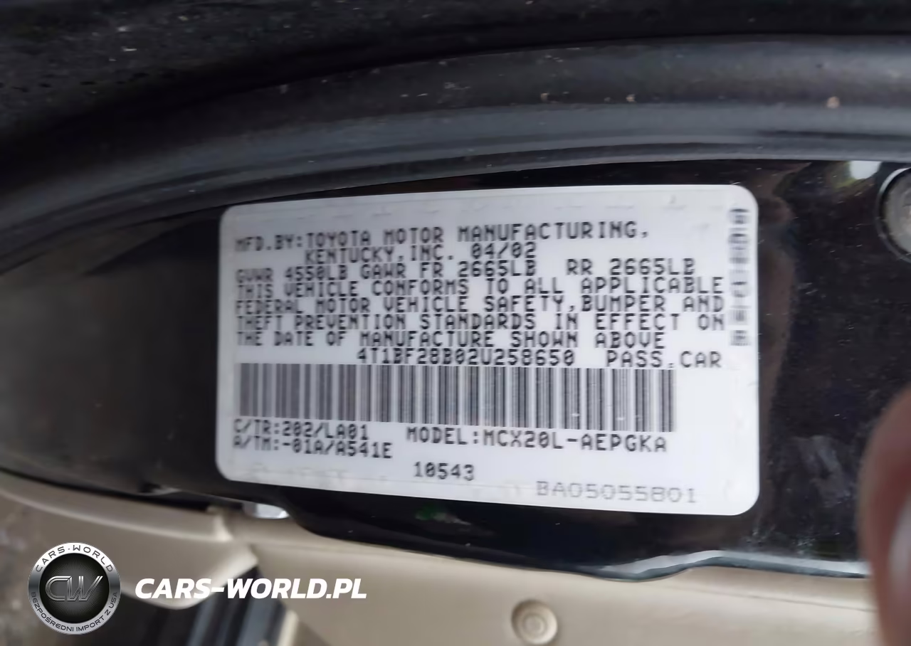 2002 Toyota Avalon Xl-Xls VIN:4T1BF28B02U258650 - 9