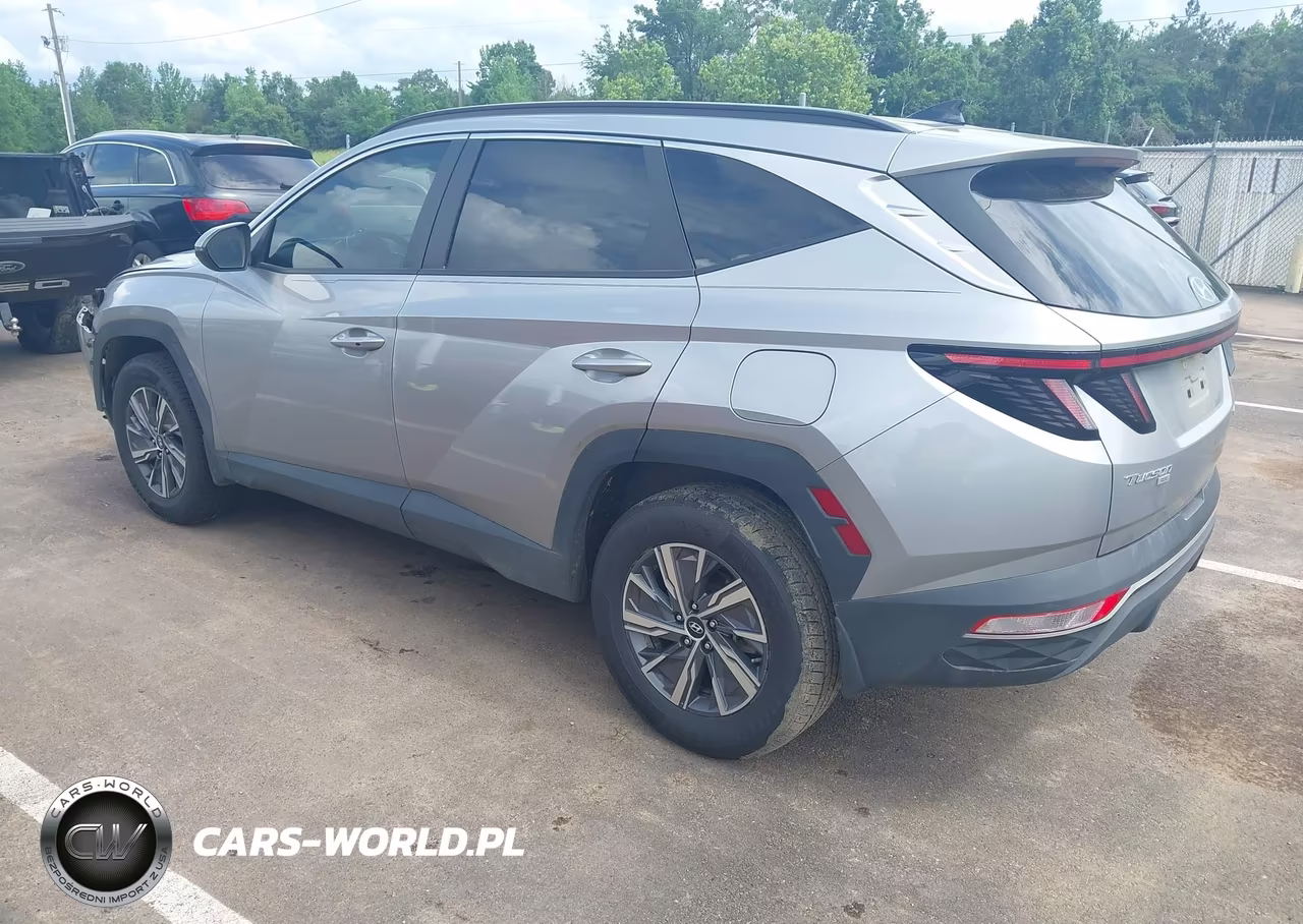 2022 Hyundai Tucson Hybrid Blue VIN:KM8JBCA19NU076674 - 3