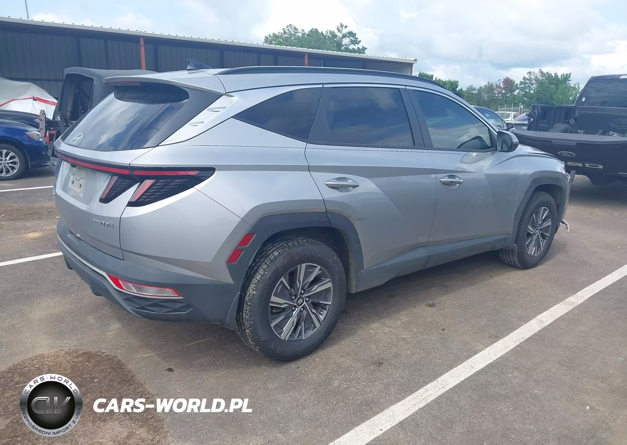 2022 Hyundai Tucson Hybrid Blue VIN:KM8JBCA19NU076674 - 4