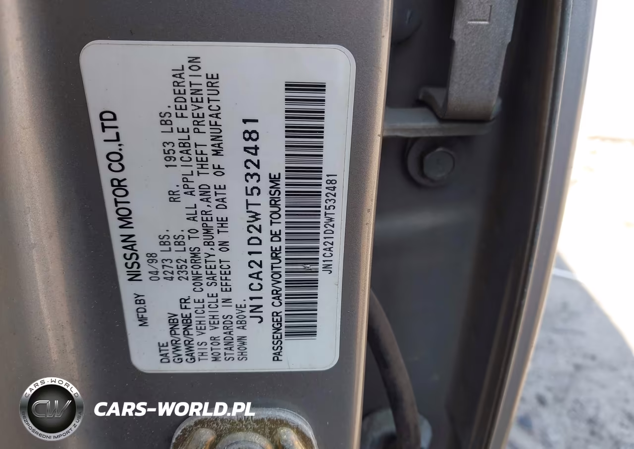 1998 Nissan Maxima Gle-Gxe-Se VIN:JN1CA21D2WT532481 - 9