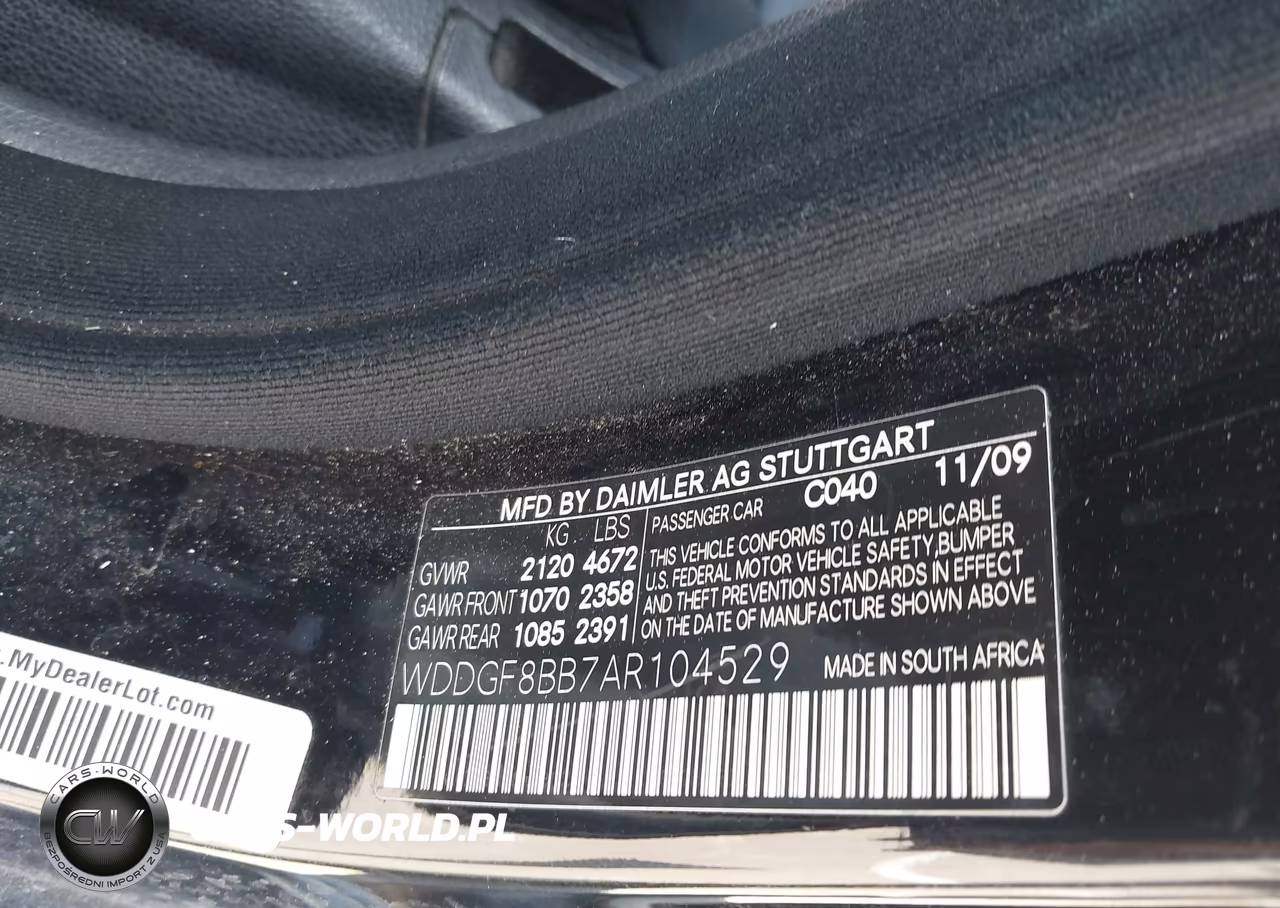 2010 Mercedes-Benz C 300 Luxury 4Matic-Sport 4Matic VIN:WDDGF8BB7AR104529 - 9