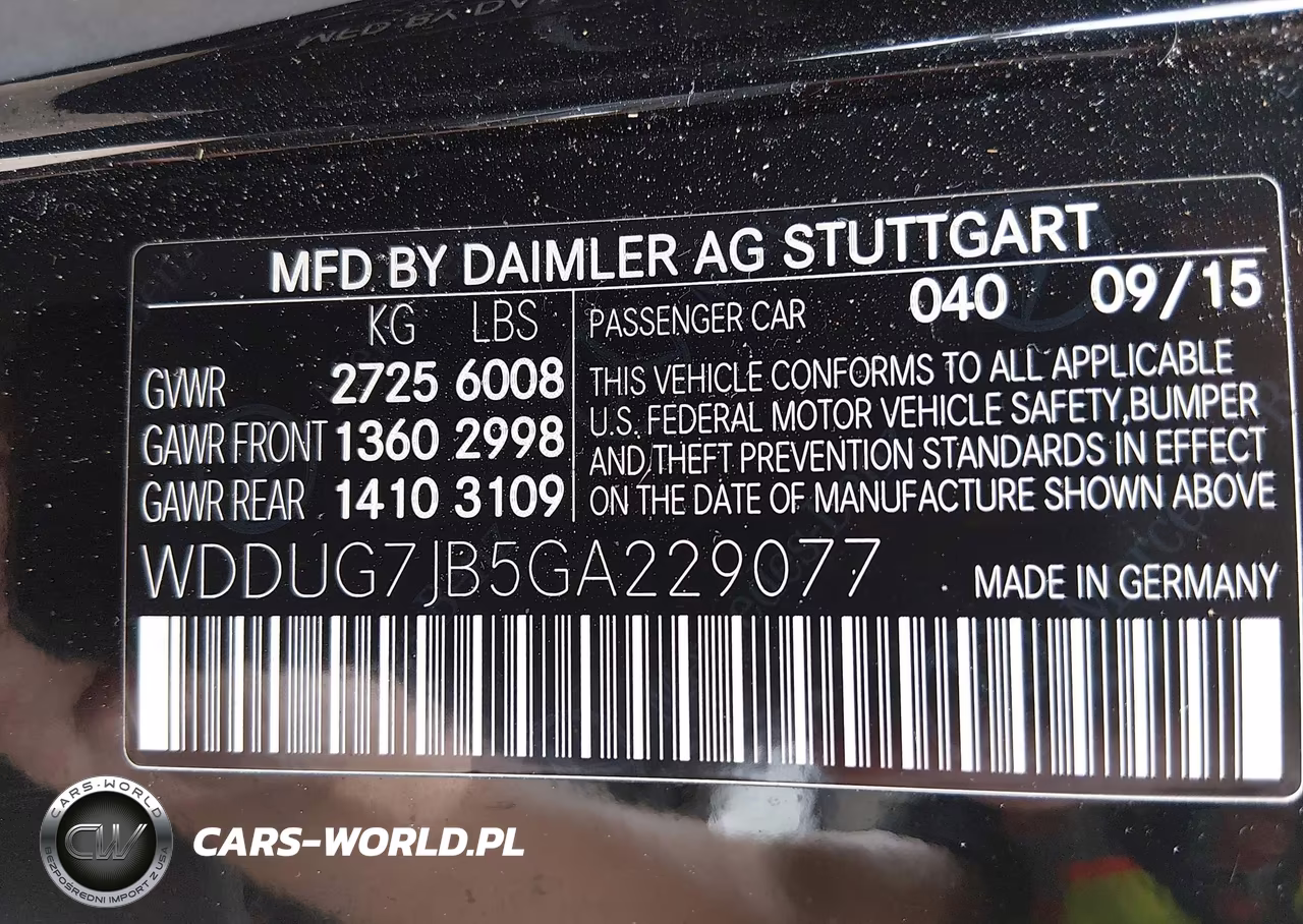 2016 Mercedes-Benz Amg S 63 4Matic VIN:WDDUG7JB5GA229077 - 9