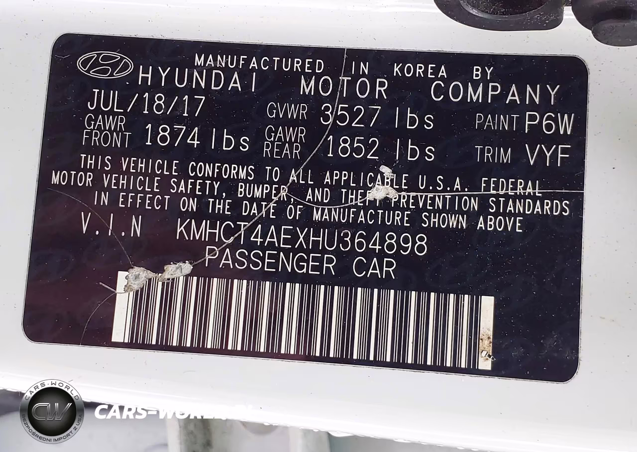 2017 Hyundai Accent Value Edition VIN:KMHCT4AEXHU364898 - 9