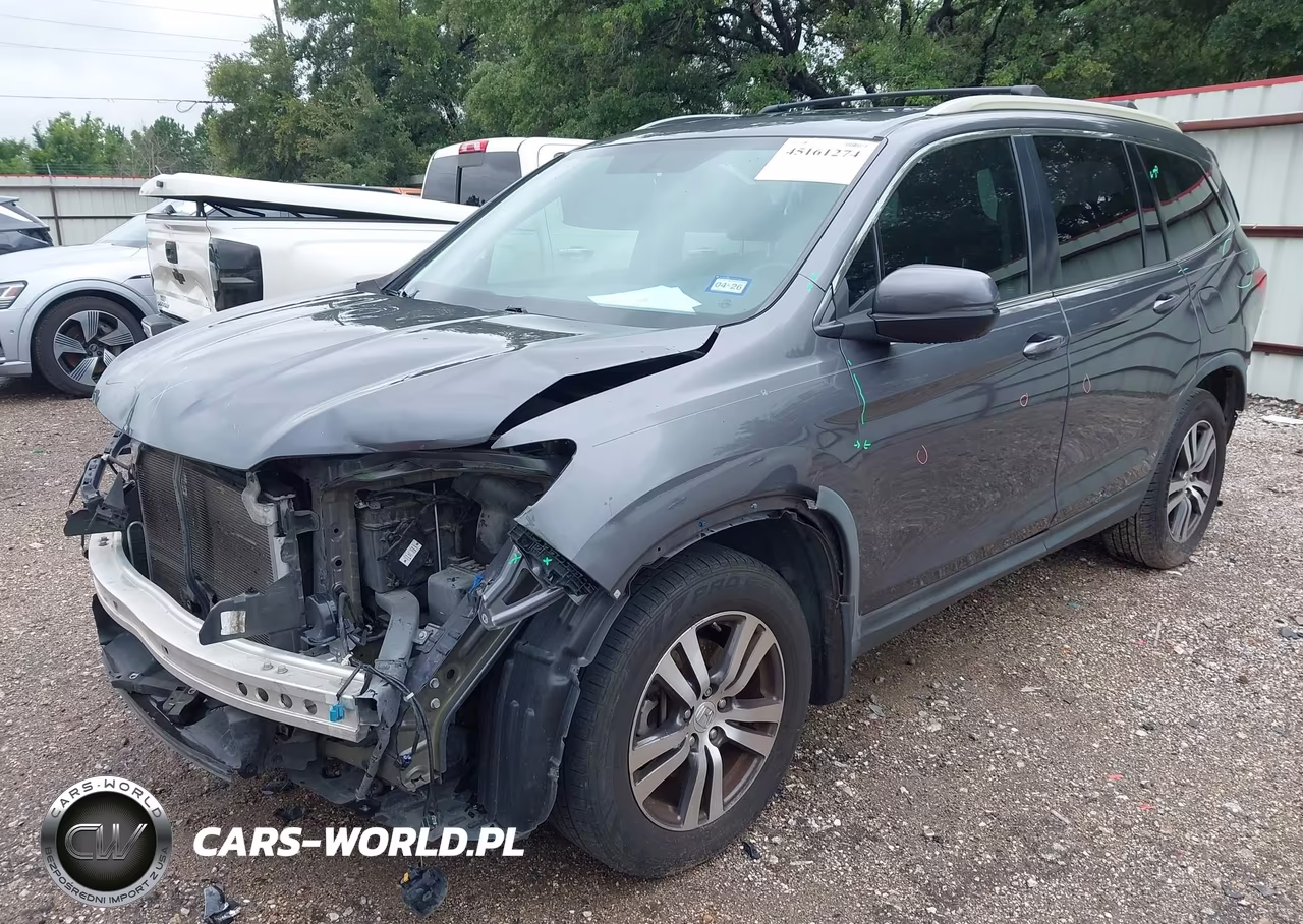 2017 Honda Pilot Ex-L VIN:5FNYF5H55HB020191 - 2