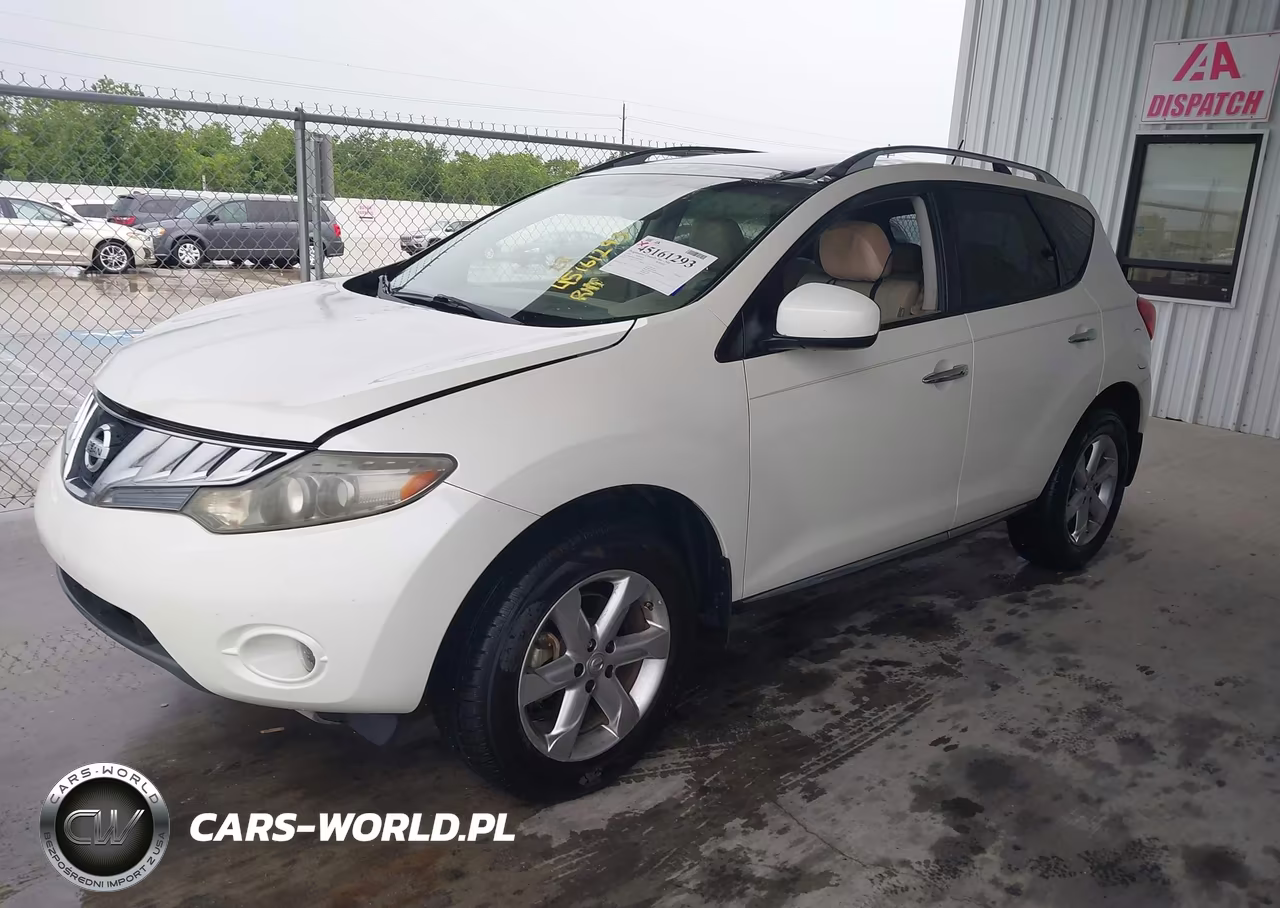 2010 Nissan Murano Sl VIN:JN8AZ1MU2AW019679 - 2