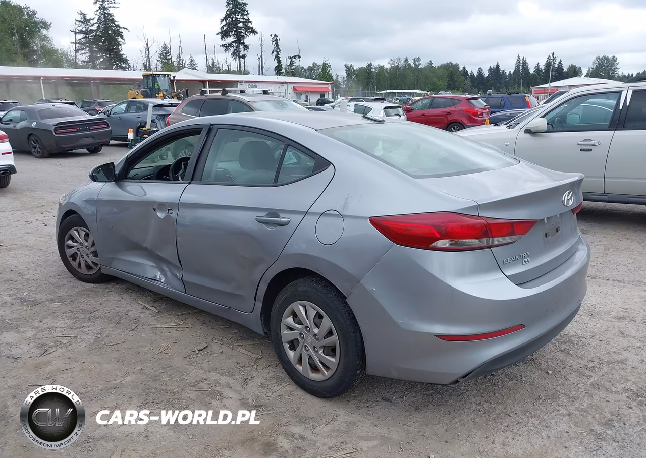 2017 Hyundai Elantra Se VIN:5NPD74LF7HH080075 - 3