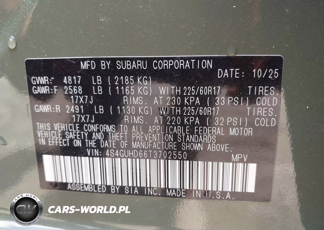 2026 Subaru Crosstrek Premium VIN:4S4GUHD66T3702550 - 9