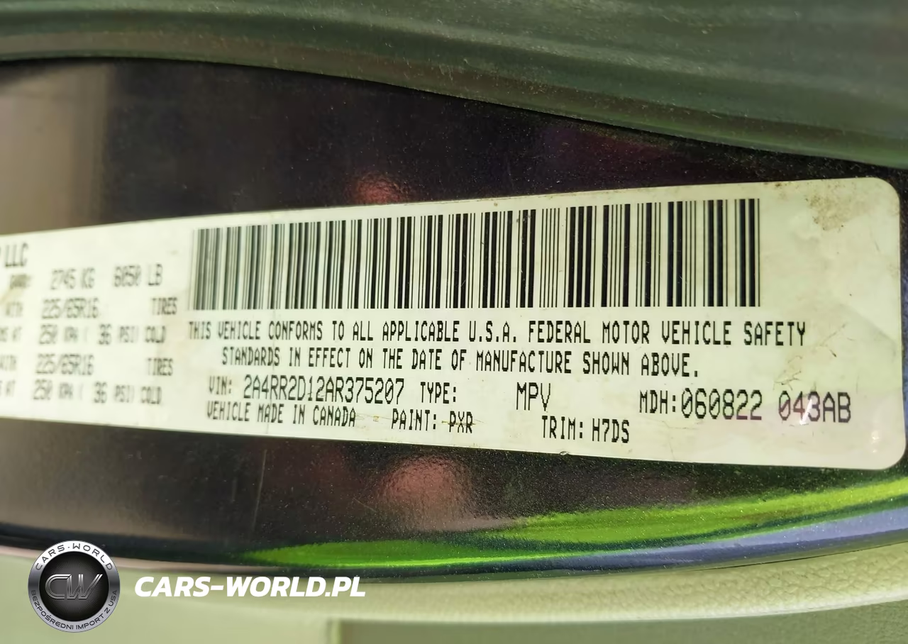 2010 Chrysler Town & Country New Lx VIN:2A4RR2D12AR375207 - 9