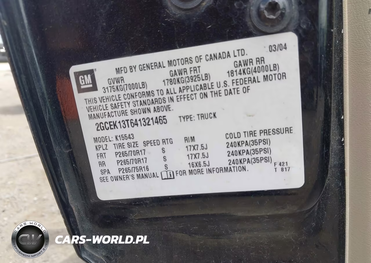 2004 Chevrolet Silverado 1500 Z71 VIN:2GCEK13T641321465 - 9