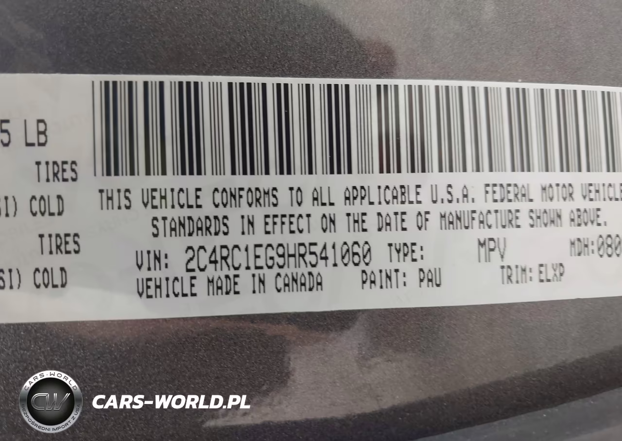 2017 Chrysler Pacifica Touring-L Plus VIN:2C4RC1EG9HR541060 - 9