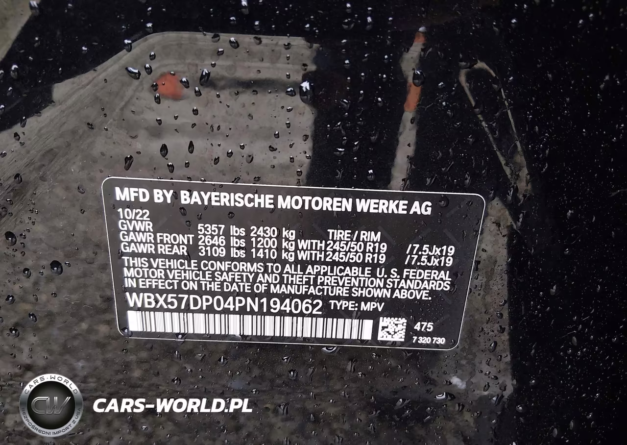 2023 BMW X3 xDrive30I VIN:WBX57DP04PN194062 - 9