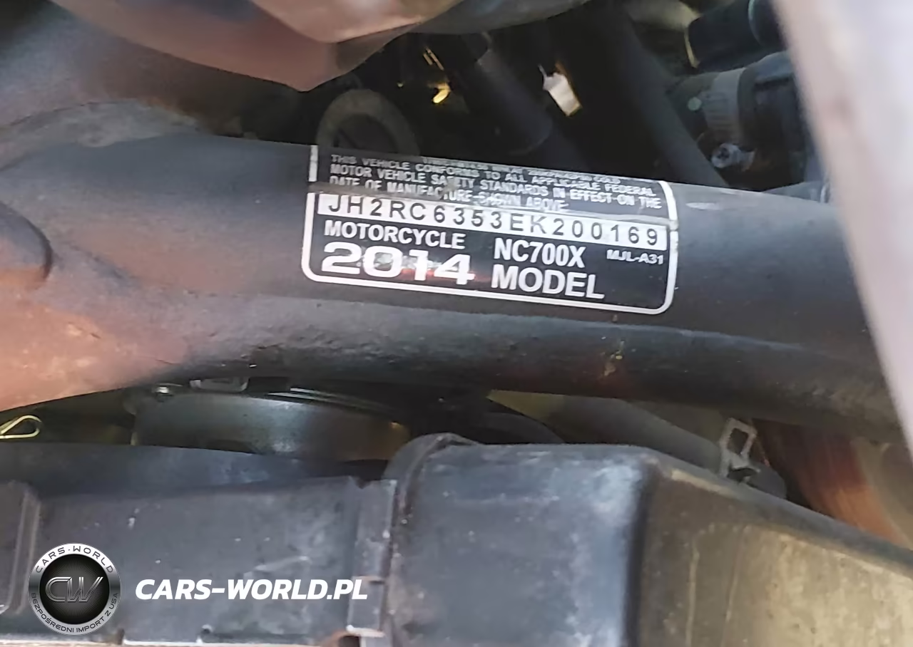 2014 Honda Nc700X VIN:JH2RC6353EK200169 - 10