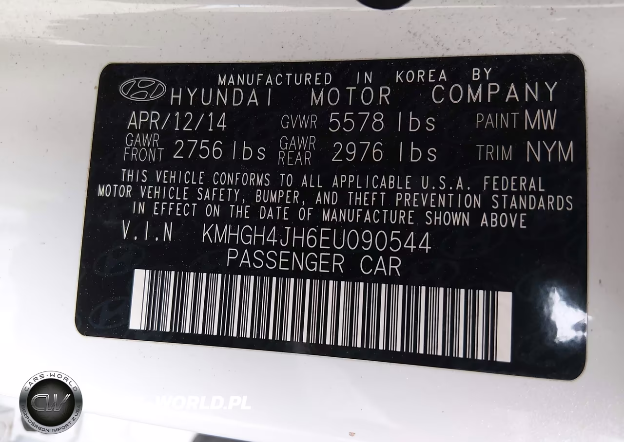 2014 Hyundai Equus Signature VIN:KMHGH4JH6EU090544 - 9
