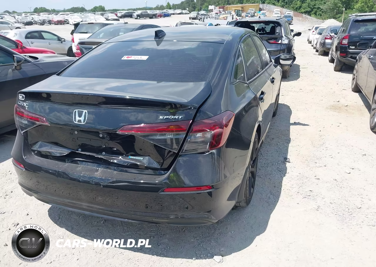 2025 Honda Civic Hybrid Sport-Sport Touring VIN:2HGFE4F88SH348774 - 4