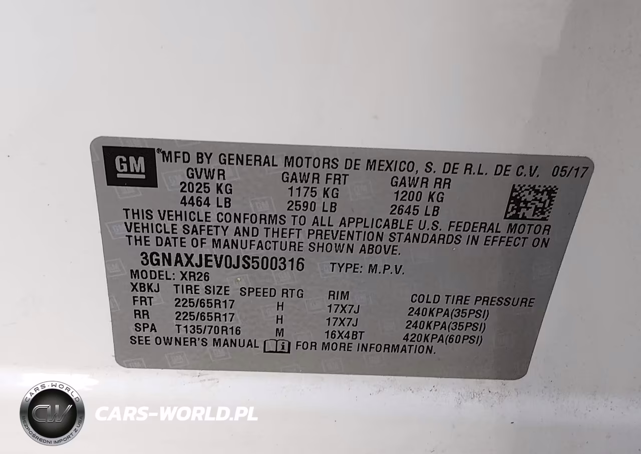 2018 Chevrolet Equinox Lt VIN:3GNAXJEV0JS500316 - 9