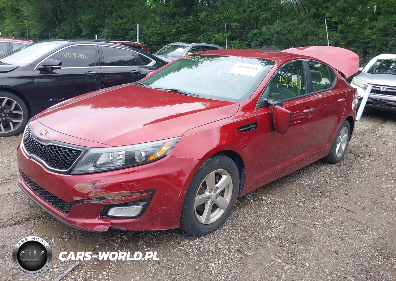 2014 Kia Optima Lx VIN:5XXGM4A77EG343982 - 2