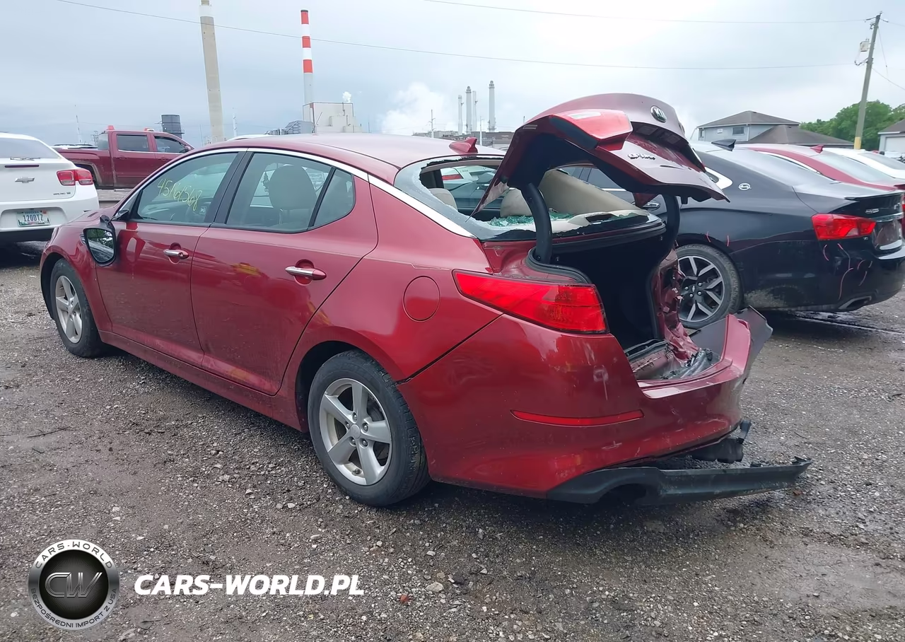 2014 Kia Optima Lx VIN:5XXGM4A77EG343982 - 3