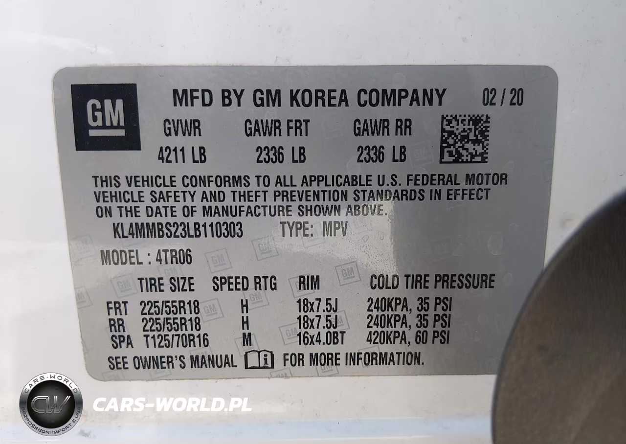 2020 Buick Encore Gx Fwd Preferred VIN:KL4MMBS23LB110303 - 9