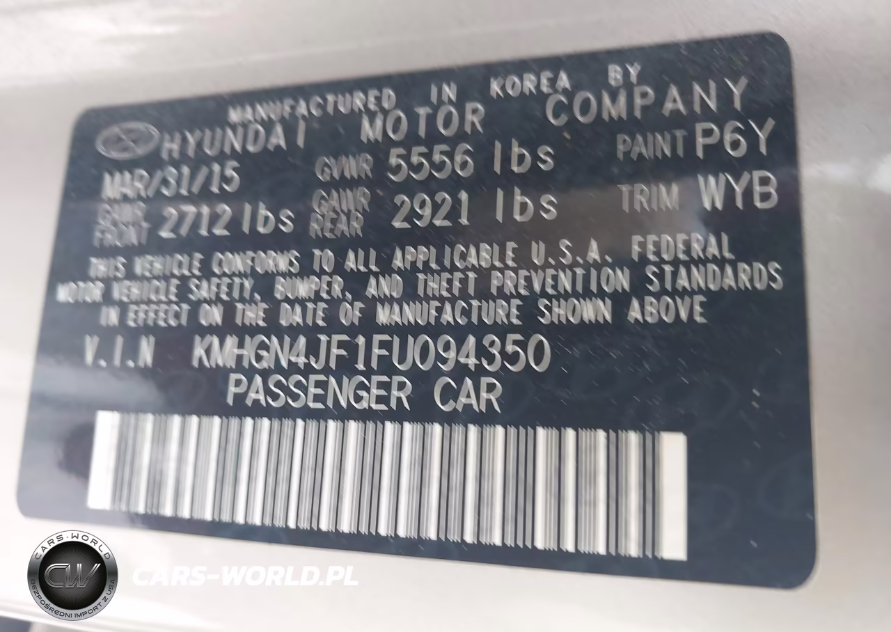 2015 Hyundai Genesis 5.0 VIN:KMHGN4JF1FU094350 - 9