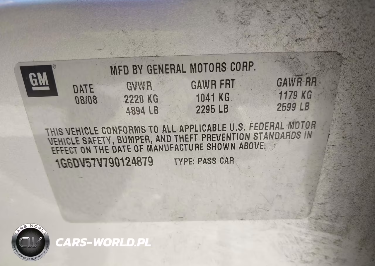 2009 Cadillac Cts Standard VIN:1G6DV57V790124879 - 9