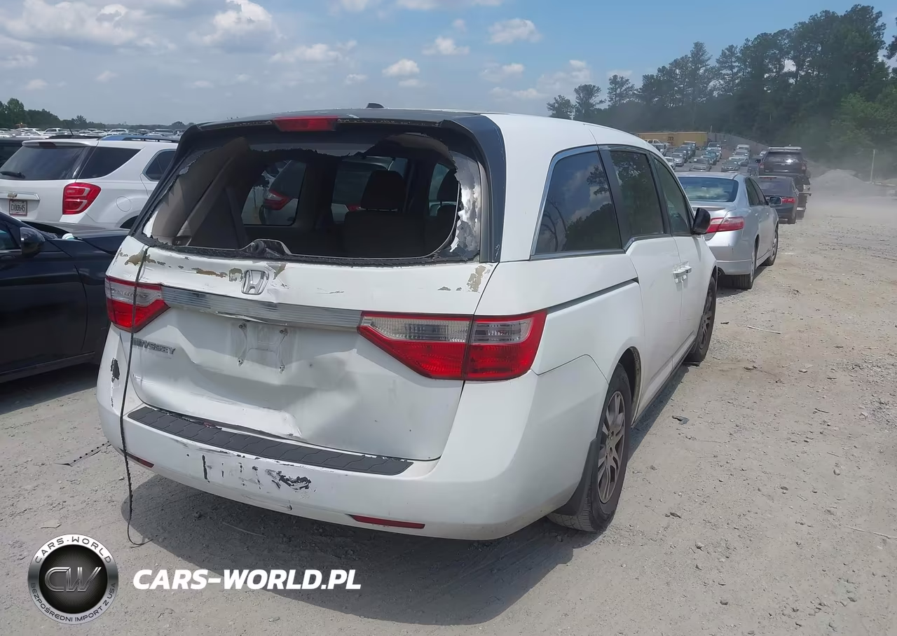 2012 Honda Odyssey Ex-L VIN:5FNRL5H64CB047171 - 4