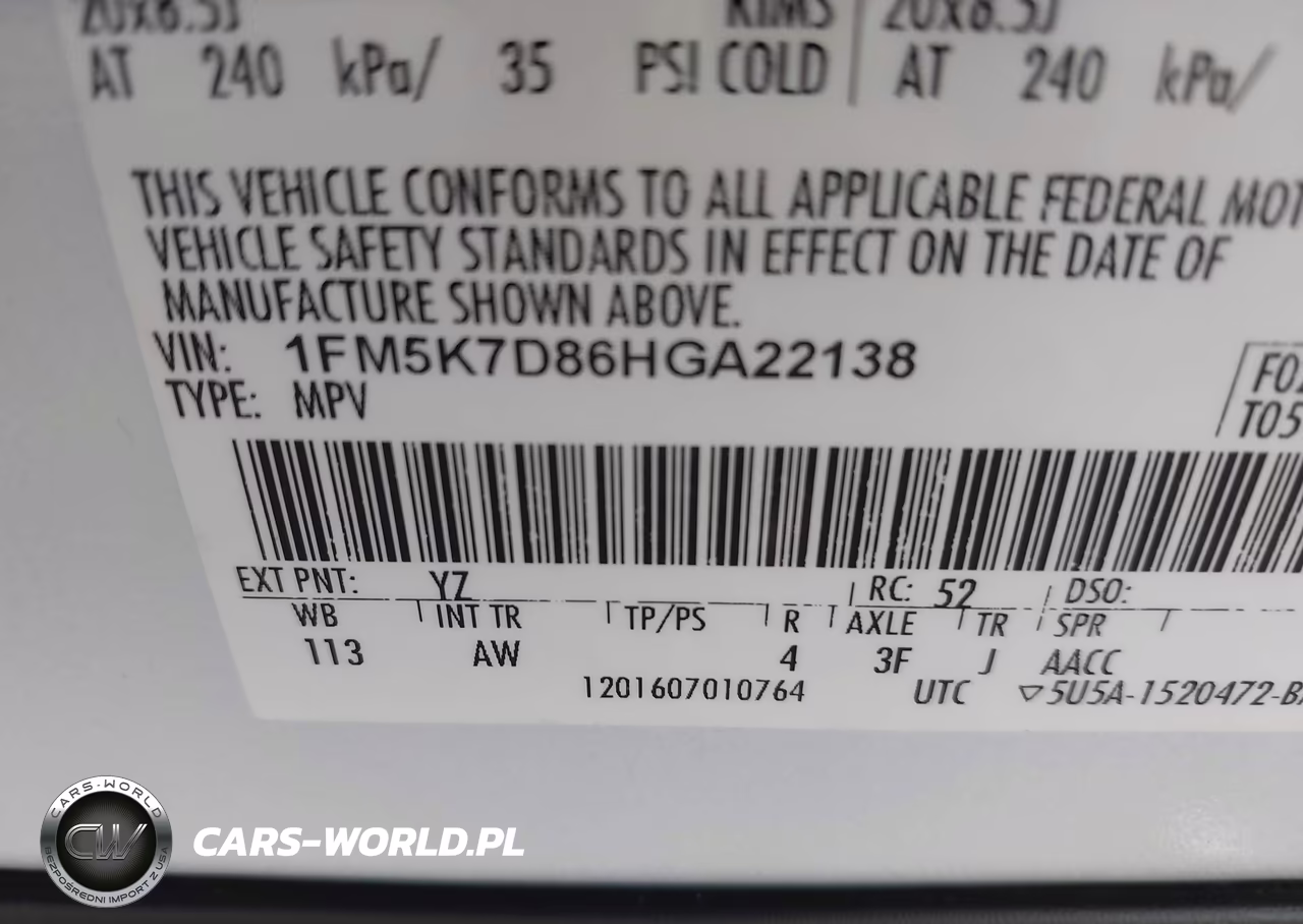 2017 Ford Explorer Xlt VIN:1FM5K7D86HGA22138 - 9