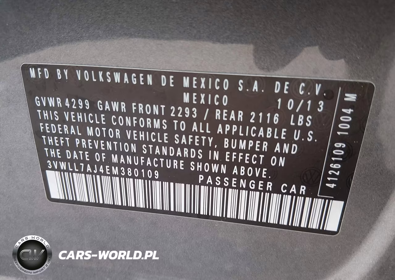 2014 Volkswagen Jetta 2.0L Tdi VIN:3VWLL7AJ4EM380109 - 9