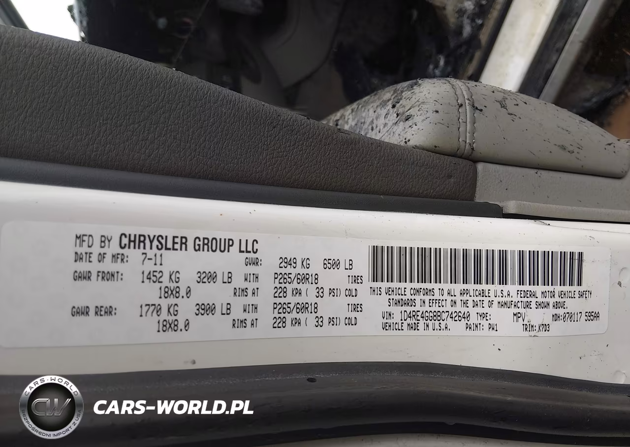 2011 Dodge Durango Crew VIN:1D4RE4GG8BC742640 - 9