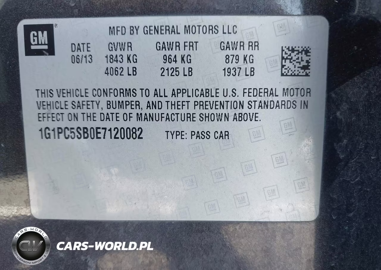 2014 Chevrolet Cruze 1Lt Auto VIN:1G1PC5SB0E7120082 - 9