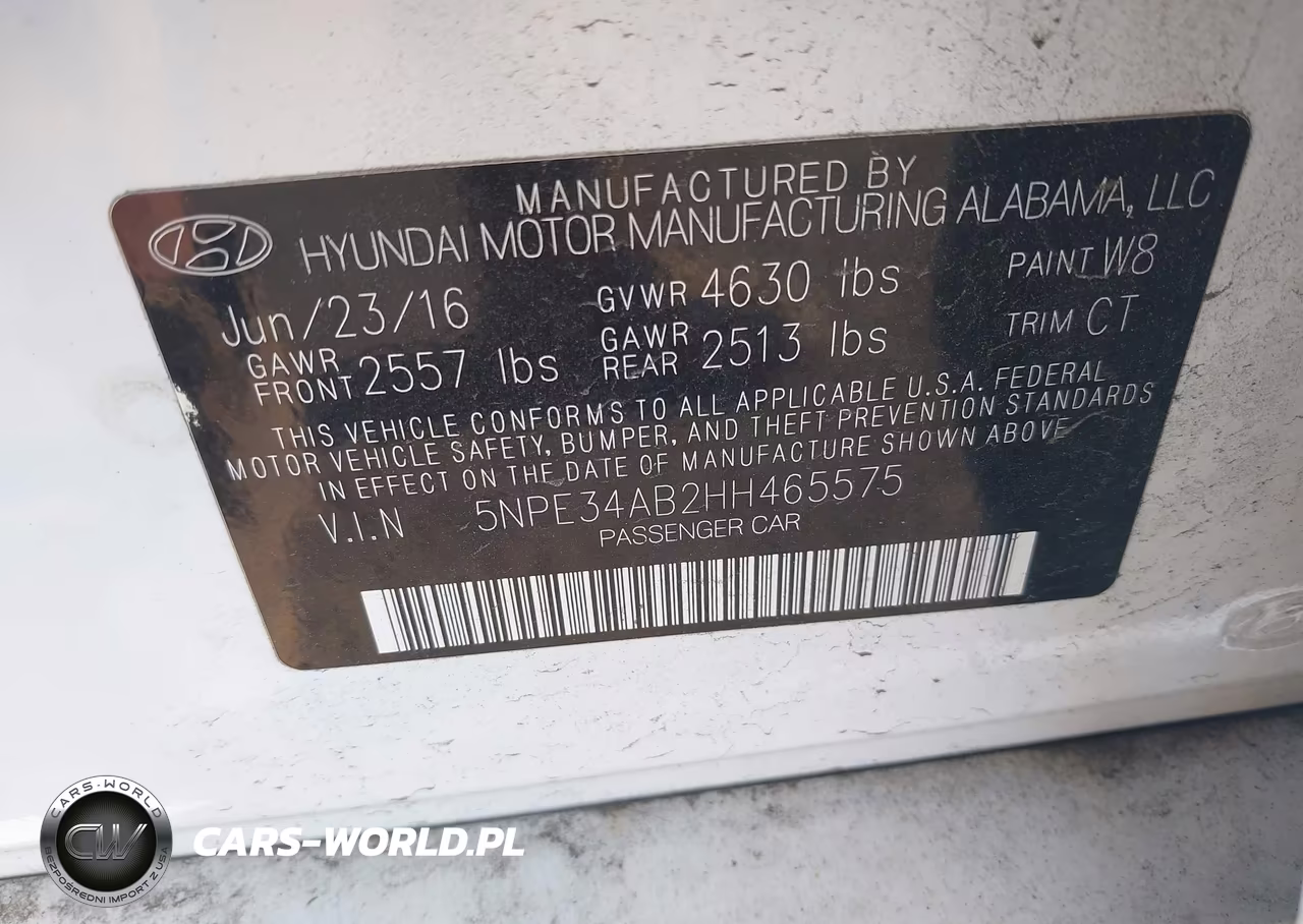 2017 Hyundai Sonata Sport-Limited VIN:5NPE34AB2HH465575 - 9